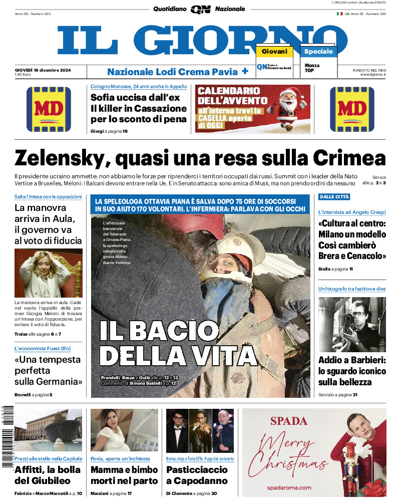 Prima-pagina-il giorno-edizione-di-oggi-20241219